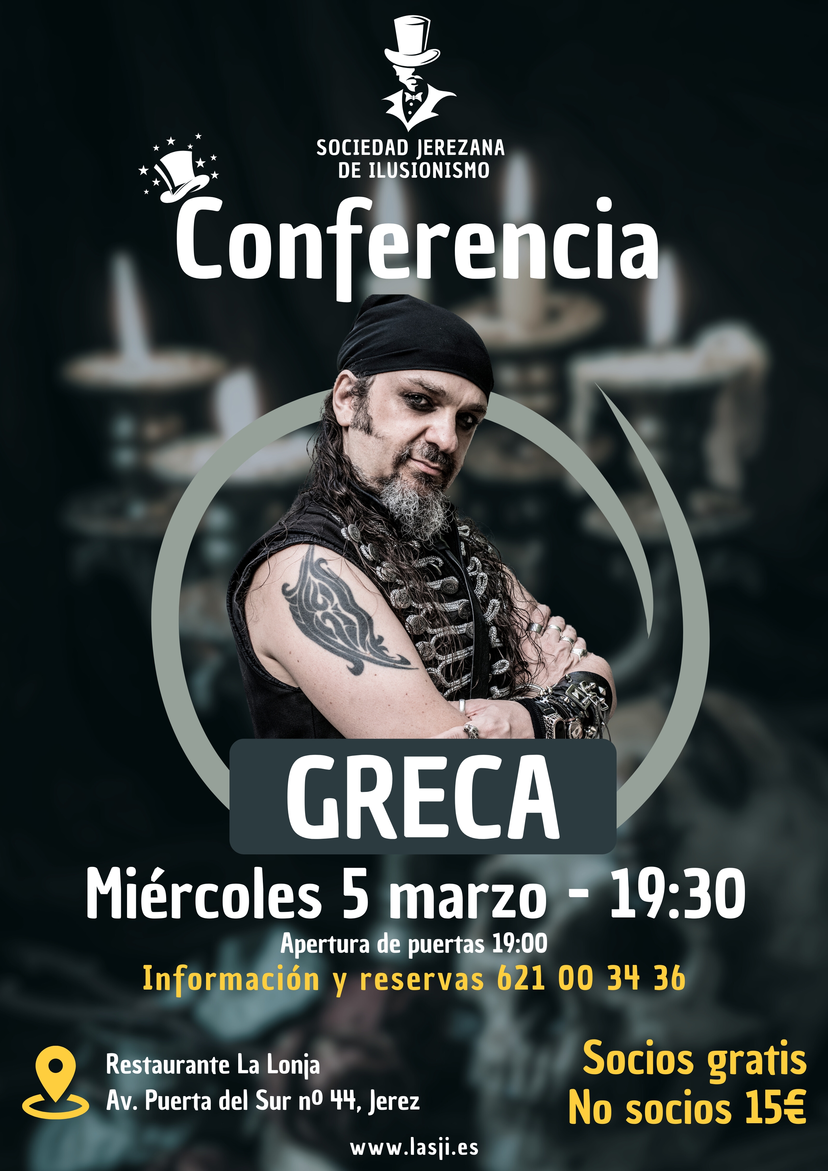 Cartel de Conferencia de Greca