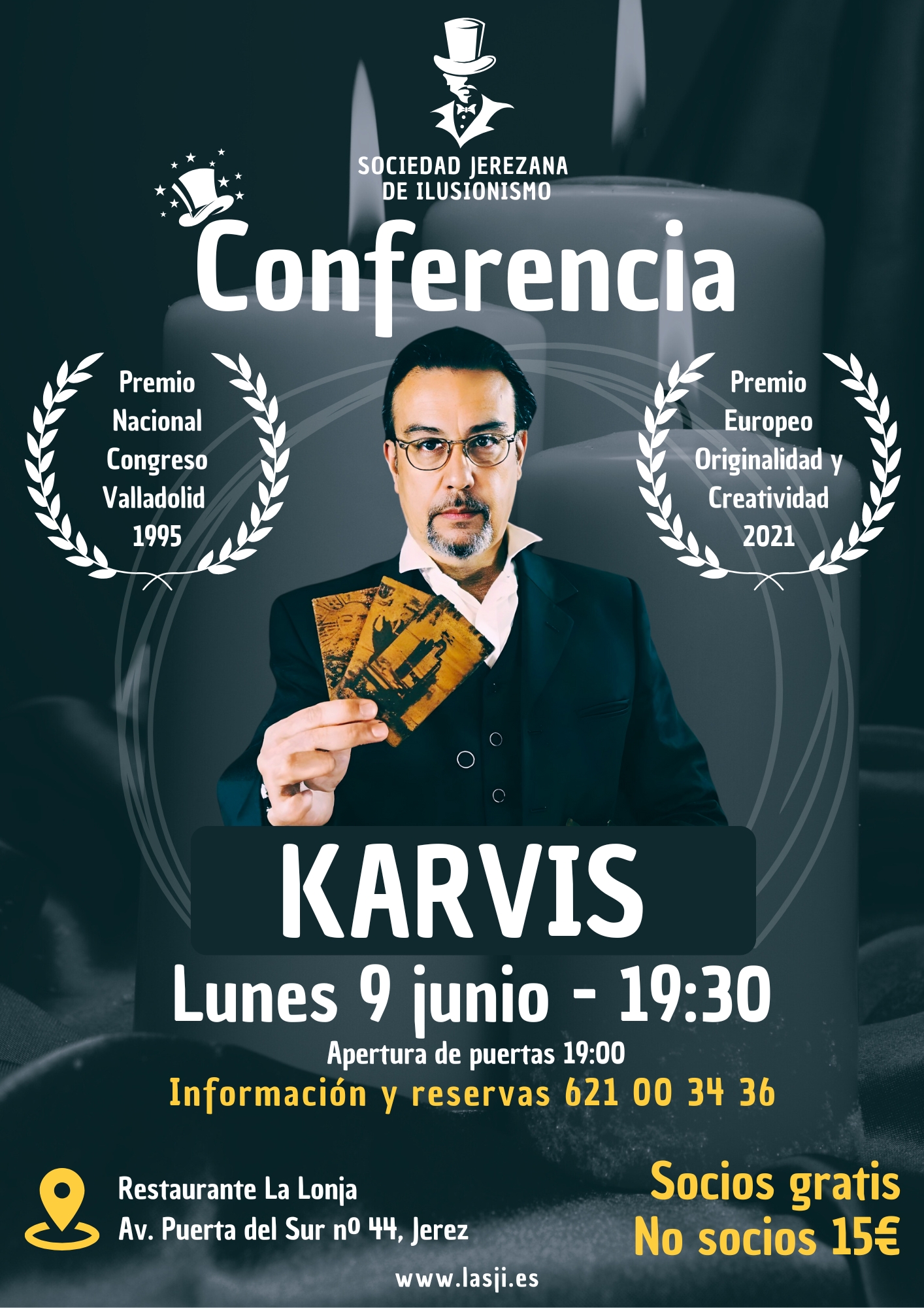 Cartel de Conferencia de Karvis
